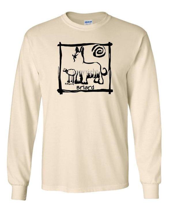 Briard - Cavern Canine - Long Sleeve T-Shirt