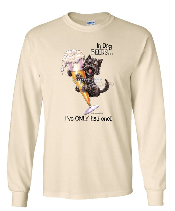 Cairn Terrier - Dog Beers - Long Sleeve T-Shirt