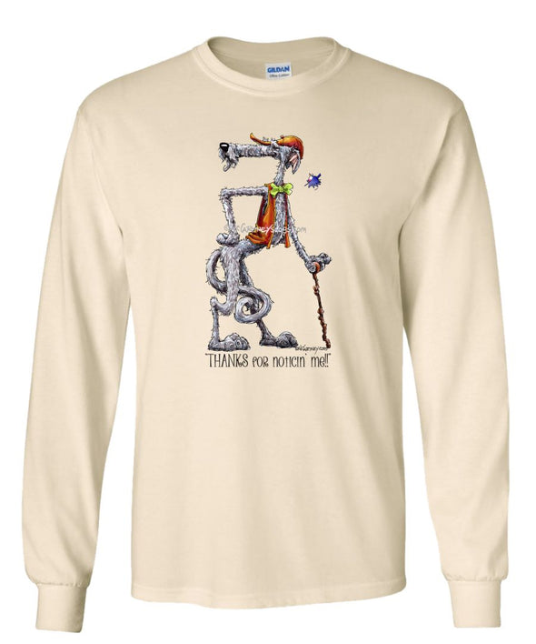 Scottish Deerhound - Noticing Me - Mike's Faves - Long Sleeve T-Shirt
