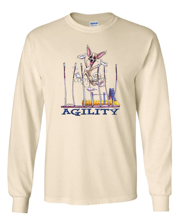 Chihuahua  Smooth - Agility Weave II - Long Sleeve T-Shirt