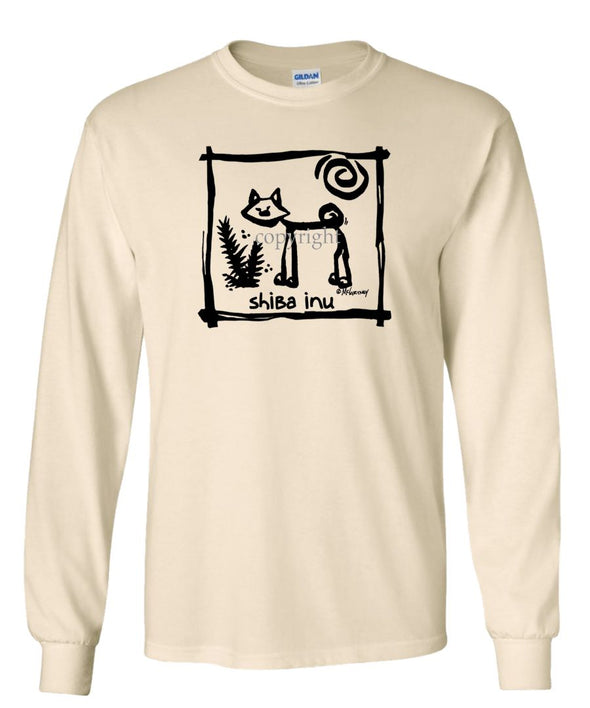 Shiba Inu - Cavern Canine - Long Sleeve T-Shirt