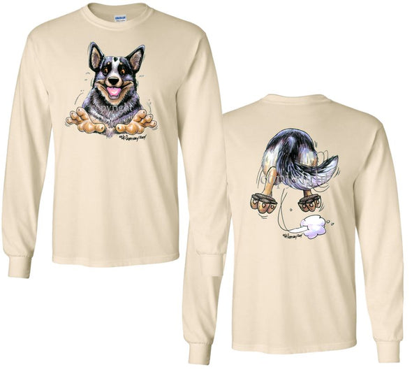 Australian Cattle Dog - Coming and Going - Long Sleeve T-Shirt (Double Sided)