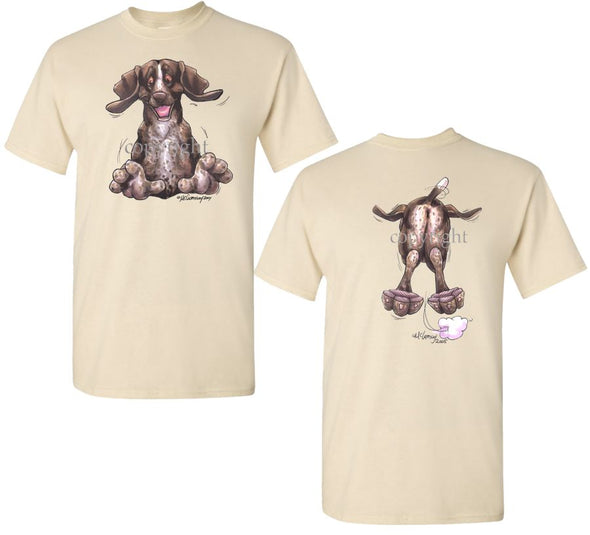 German Shorthaired Pointer - Coming and Going - T-Shirt (Double Sided)