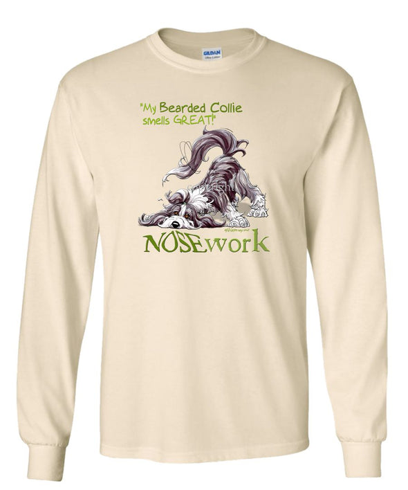 Bearded Collie - Nosework - Long Sleeve T-Shirt