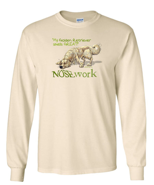 Golden Retriever - Nosework - Long Sleeve T-Shirt