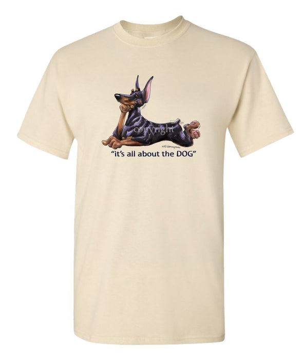 Doberman Pinscher - All About The Dog - T-Shirt