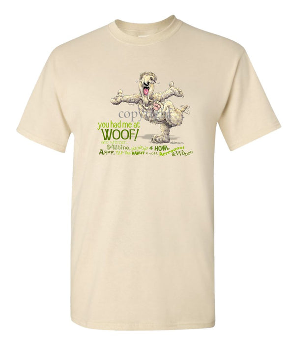Soft Coated Wheaten - You Had Me at Woof - T-Shirt