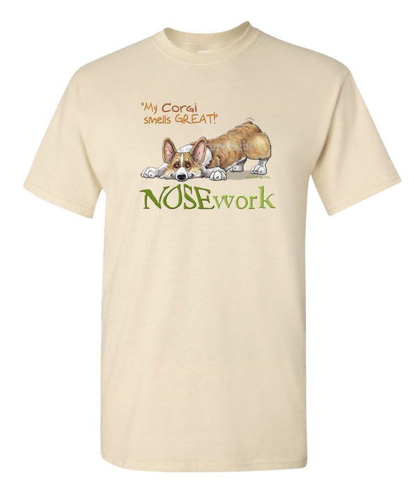 Welsh Corgi Pembroke - Nosework - T-Shirt
