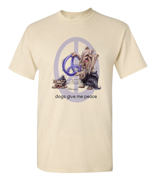 Yorkshire Terrier - Peace Dogs - T-Shirt