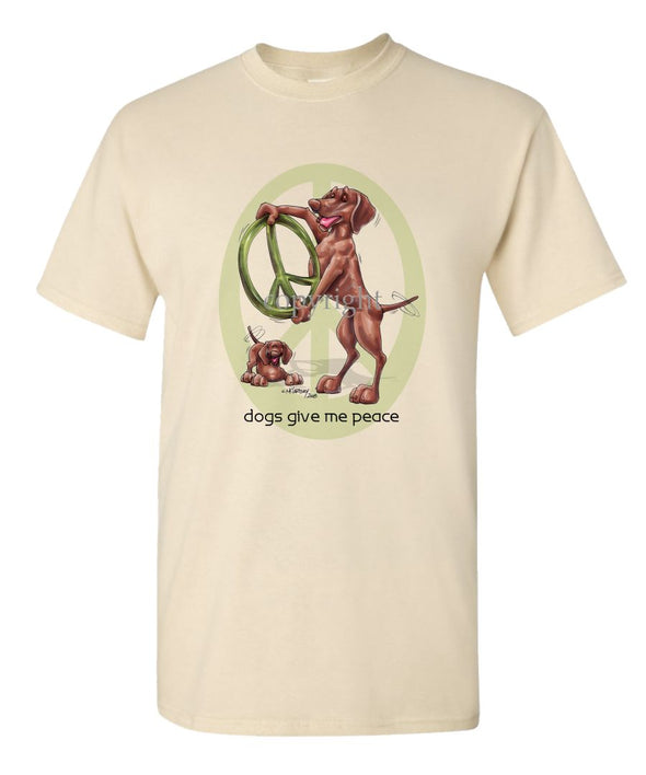 Vizsla - Peace Dogs - T-Shirt