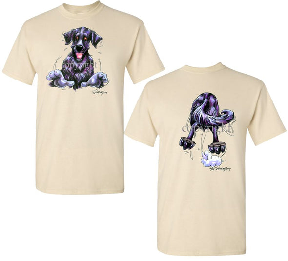 Flat Coated Retriever - Coming and Going - T-Shirt (Double Sided)