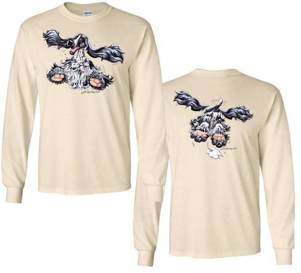 English Cocker Spaniel - Coming and Going - Long Sleeve T-Shirt (Double Sided)