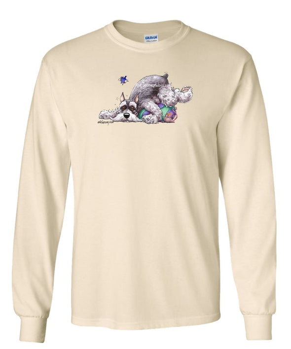 Schnauzer - Soccer Ball - Mike's Faves - Long Sleeve T-Shirt