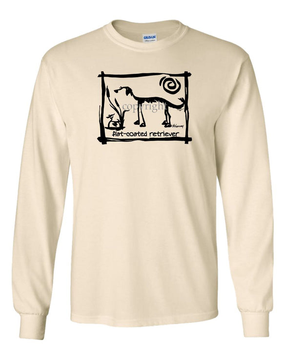 Flat Coated Retriever - Cavern Canine - Long Sleeve T-Shirt