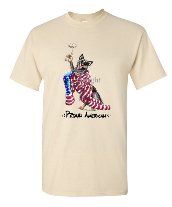 Australian Cattle Dog - Proud American - T-Shirt