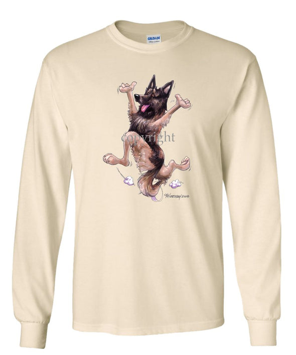 Belgian Tervuren - Happy Dog - Long Sleeve T-Shirt
