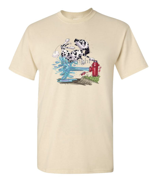Dalmatian - Fire Hydren - Caricature - T-Shirt