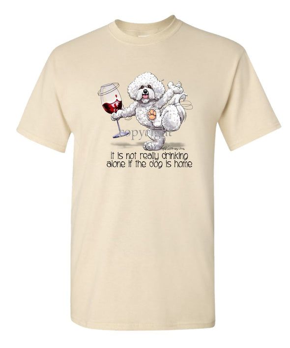 Bichon Frise - It's Drinking Alone 2 - T-Shirt