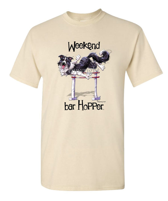 Border Collie - Weekend Barhopper - T-Shirt