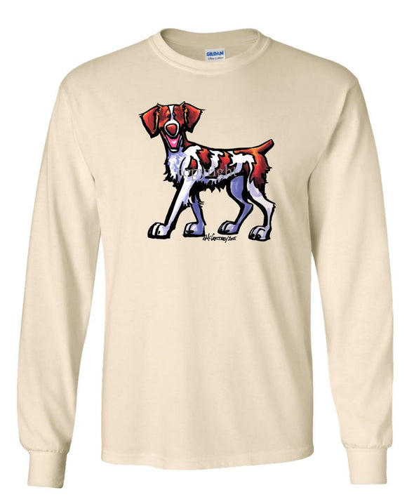 Brittany - Cool Dog - Long Sleeve T-Shirt