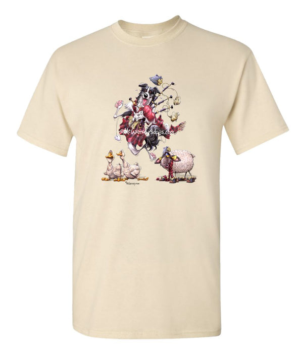 Border Collie - Bagpipes - Mike's Faves - T-Shirt