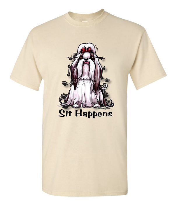 Shih Tzu - Sit Happens - T-Shirt