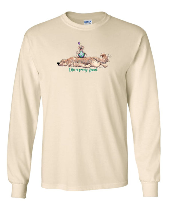 Golden Retriever - Life Is Pretty Good - Long Sleeve T-Shirt