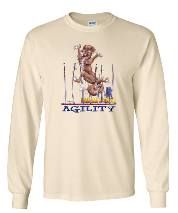 Nova Scotia Duck Tolling Retriever - Agility Weave II - Long Sleeve T-Shirt