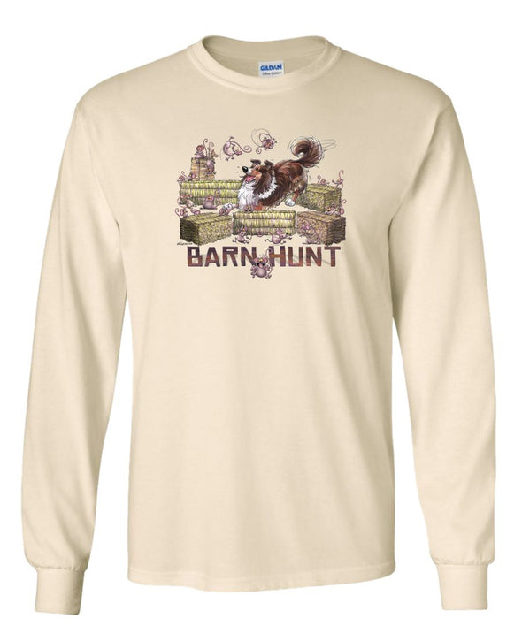 Shetland Sheepdog - Barnhunt - Long Sleeve T-Shirt
