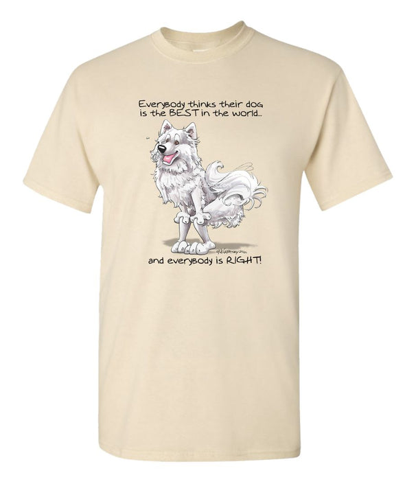 Samoyed - Best Dog in the World - T-Shirt