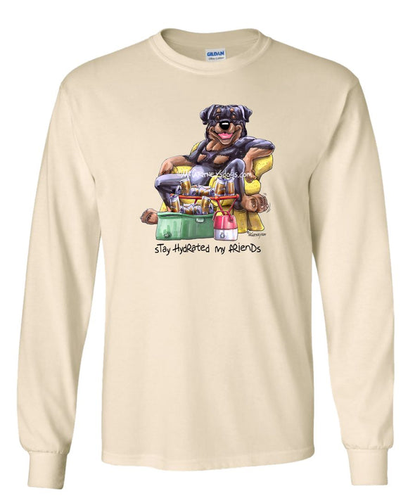 Rottweiler - Hydrated - Mike's Faves - Long Sleeve T-Shirt