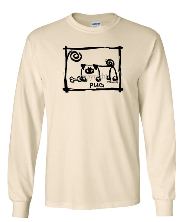 Pug - Cavern Canine - Long Sleeve T-Shirt