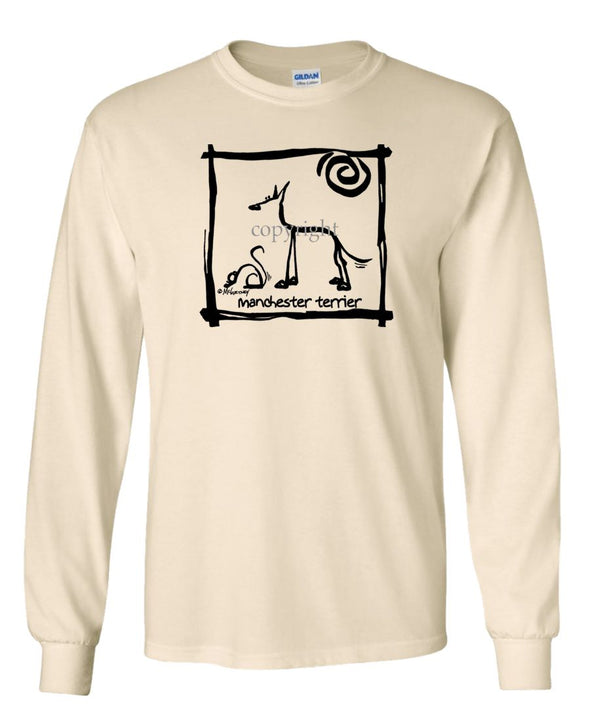 Manchester Terrier - Cavern Canine - Long Sleeve T-Shirt