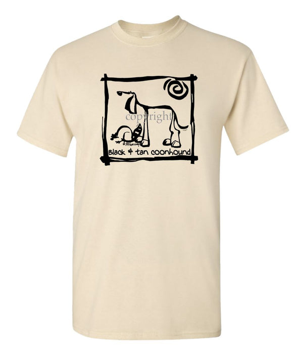 Black And Tan Coonhound - Cavern Canine - T-Shirt