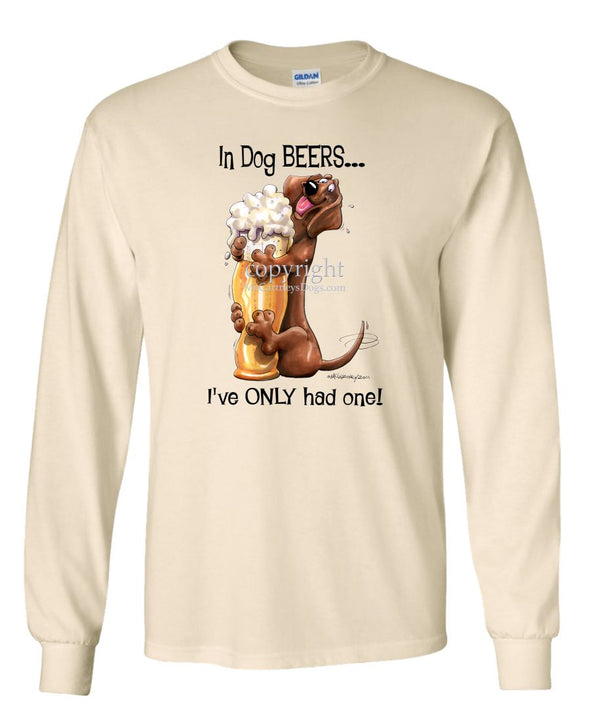 Dachshund - Dog Beers - Long Sleeve T-Shirt