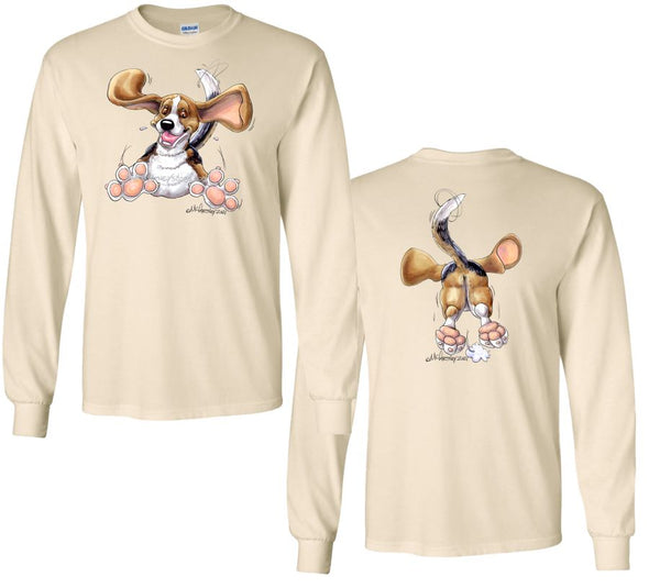 Beagle - Coming and Going - Long Sleeve T-Shirt (Double Sided)