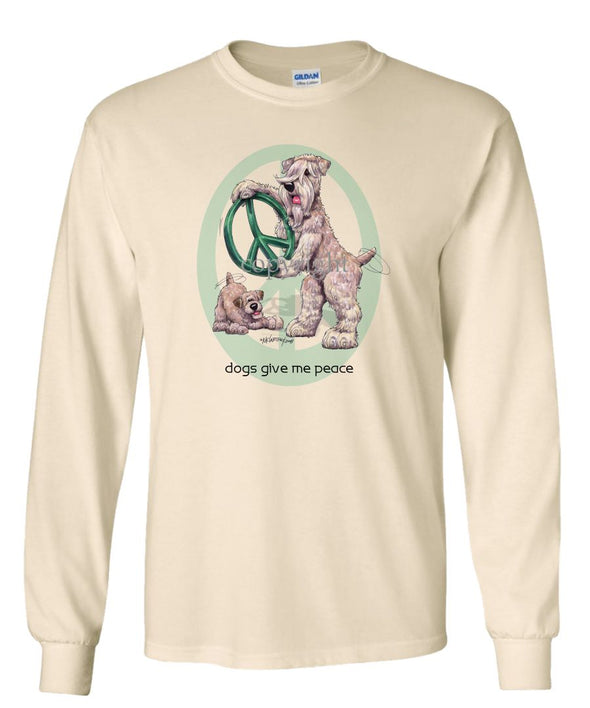 Soft Coated Wheaten - Peace Dogs - Long Sleeve T-Shirt