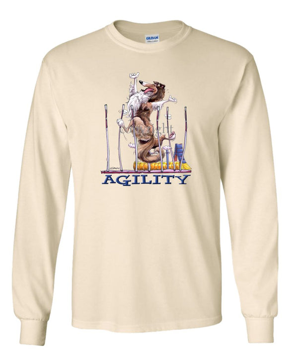 Collie - Agility Weave II - Long Sleeve T-Shirt