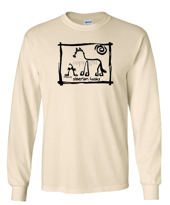 Siberian Husky - Cavern Canine - Long Sleeve T-Shirt