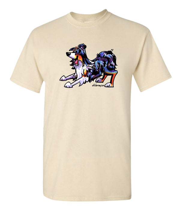 Australian Shepherd  Blue Merle - Cool Dog - T-Shirt