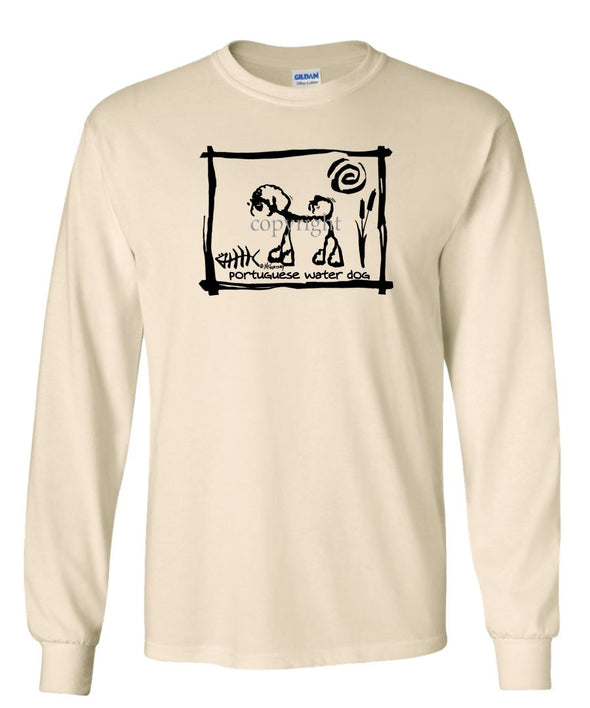 Portuguese Water Dog - Cavern Canine - Long Sleeve T-Shirt