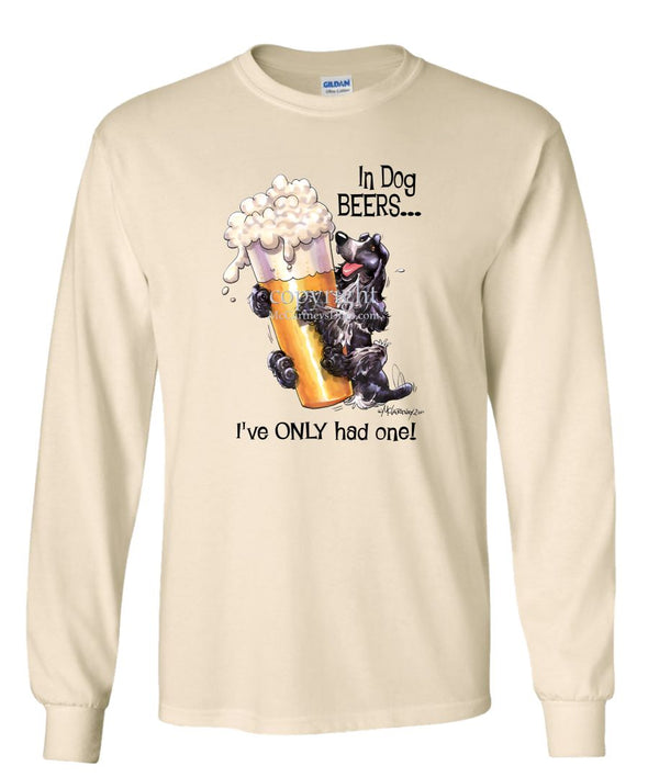 English Cocker Spaniel - Dog Beers - Long Sleeve T-Shirt