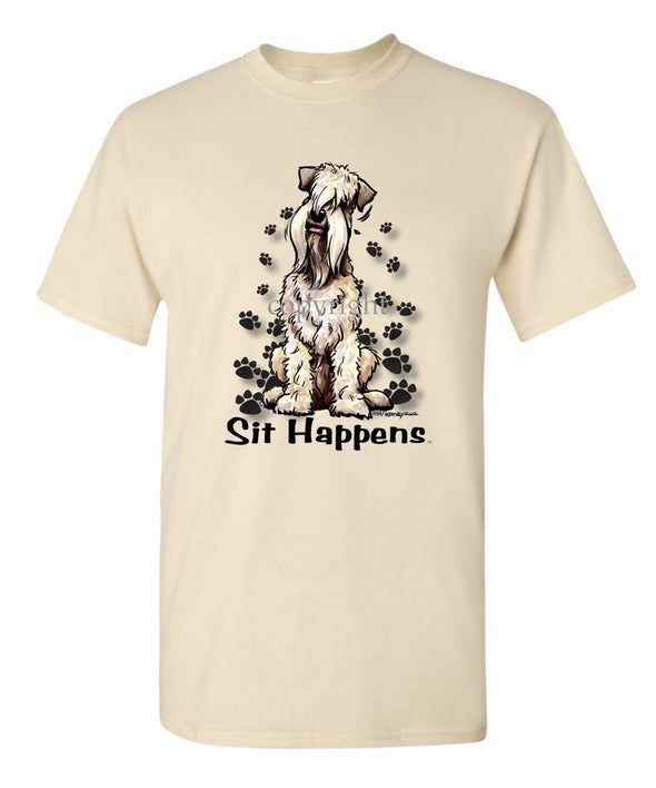 Soft Coated Wheaten - Sit Happens - T-Shirt