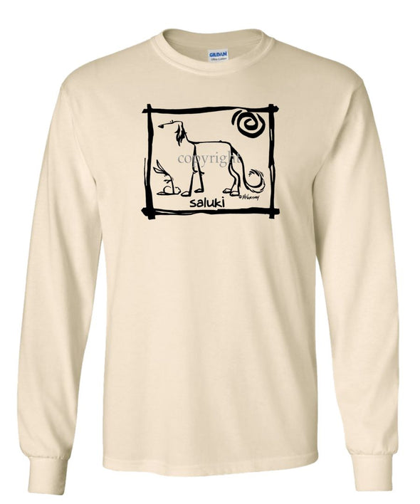Saluki - Cavern Canine - Long Sleeve T-Shirt