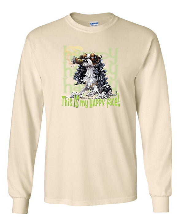 English Toy Spaniel - Who's A Happy Dog - Long Sleeve T-Shirt