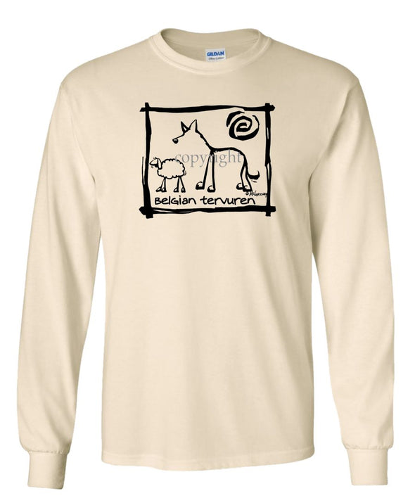 Belgian Tervuren - Cavern Canine - Long Sleeve T-Shirt
