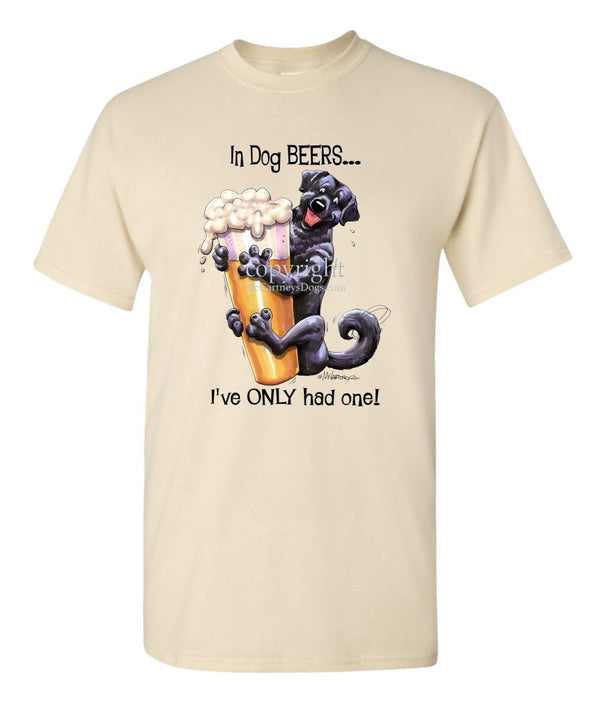 Labrador Retriever  Black - Dog Beers - T-Shirt