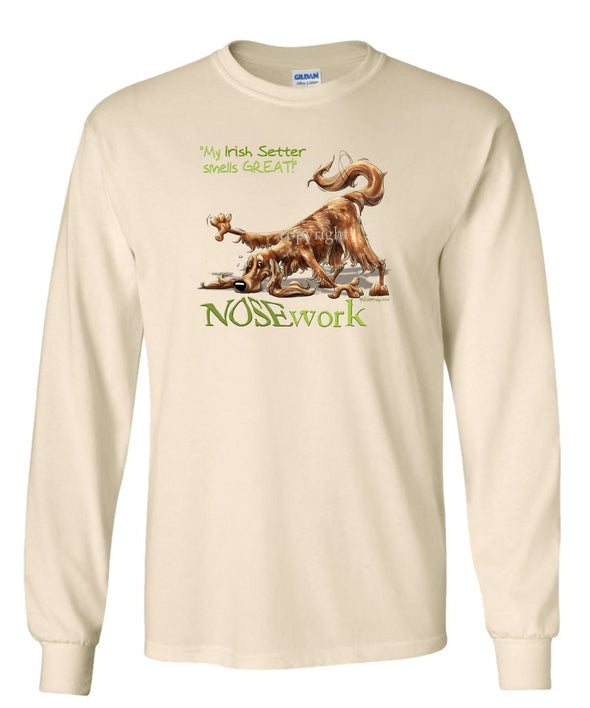 Irish Setter - Nosework - Long Sleeve T-Shirt