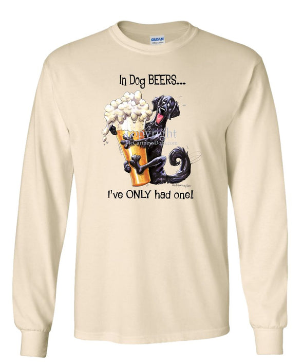 Flat Coated Retriever - Dog Beers - Long Sleeve T-Shirt