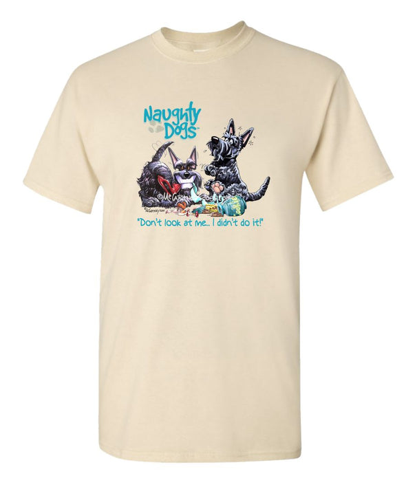 Scottish Terrier - Naughty Dogs - Mike's Faves - T-Shirt